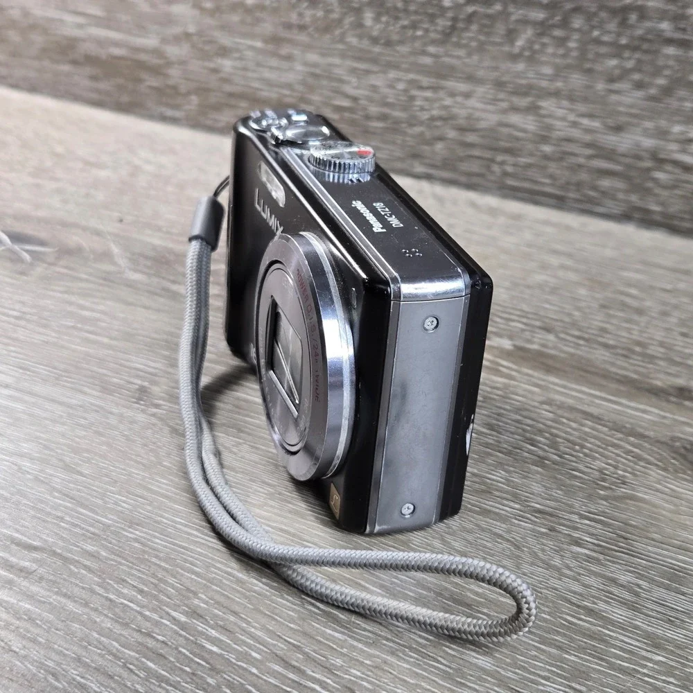Panasonic Lumix DMC-TZ18 BLACK 14MP Digital LEICA LENS 16x Zoom Kit Box Charger